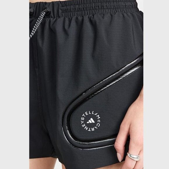 NEW Stella McCartney x Adidas Women TruePace Black Running Shorts - Picture 5 of 6